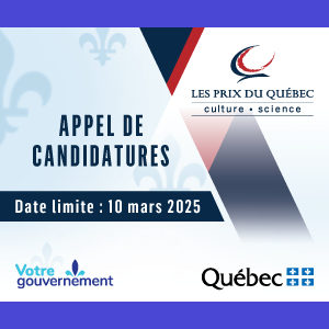MCC - Appel de candidature 2025 - Prix du Quebec